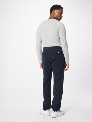 INDICODE JEANS Regular Pleat-front trousers 'Ville' in Blue