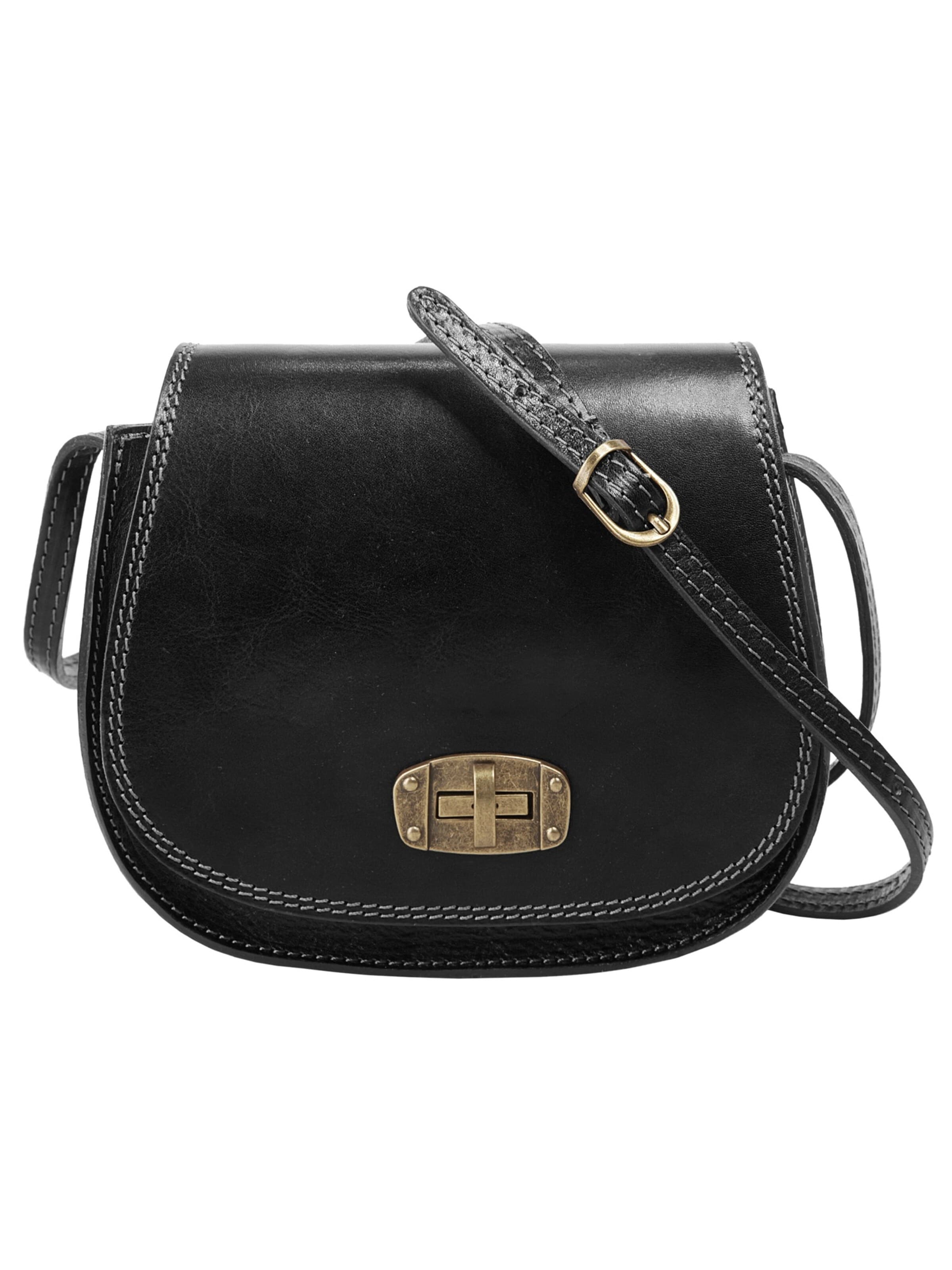 piké Crossbody Bag in Black: front