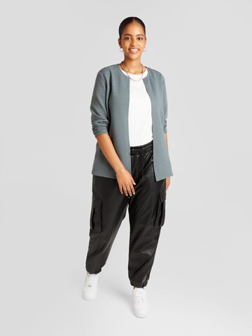 ONLY Carmakoma Strickjacke 'MECO' in Grün