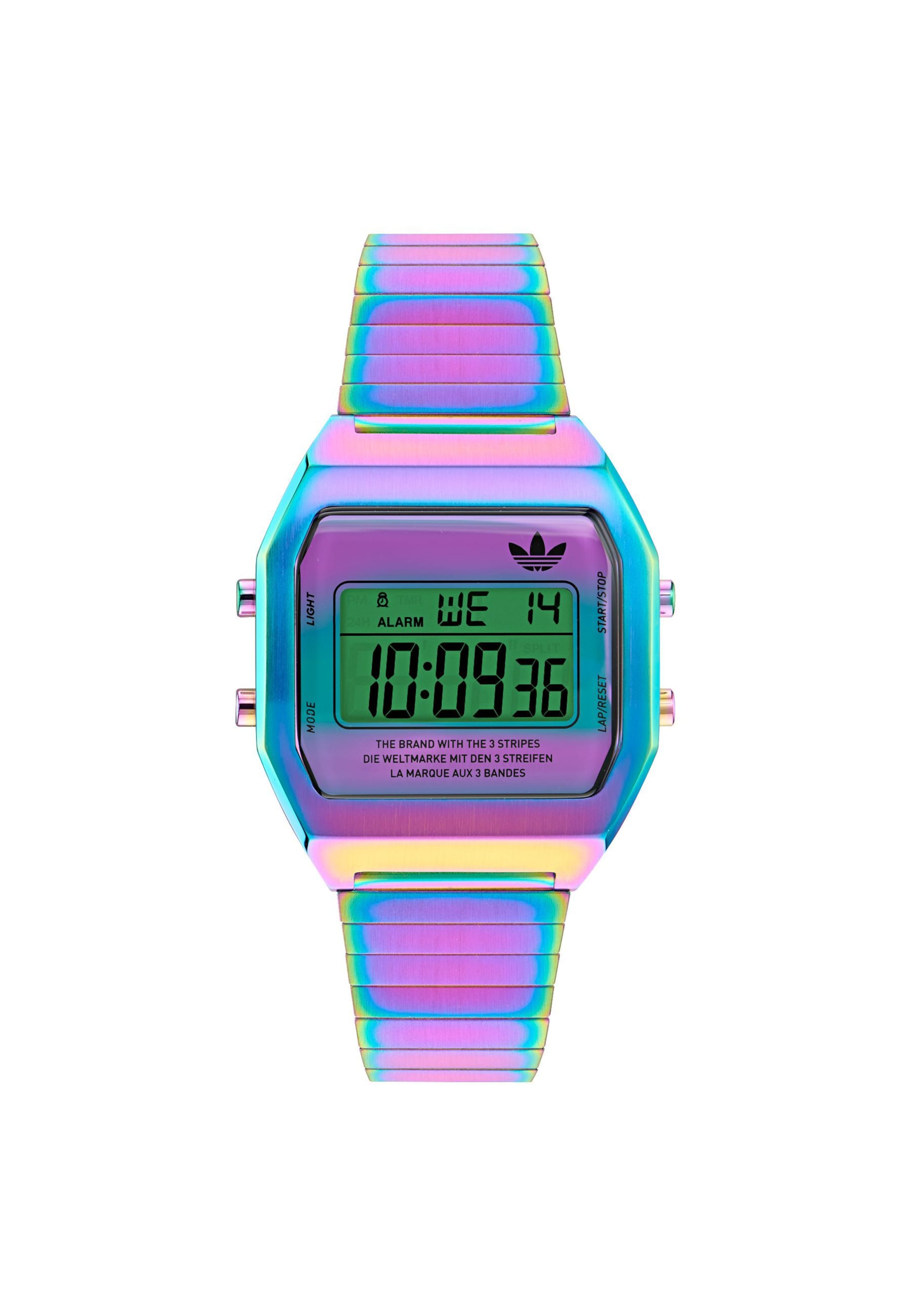 ADIDAS ORIGINALS Digitaluhr 'DIGITAL TWO' in Lila: Vorderseite