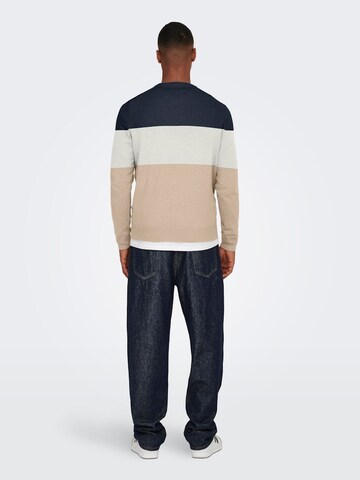Pullover 'ONSREX' di Only & Sons in beige