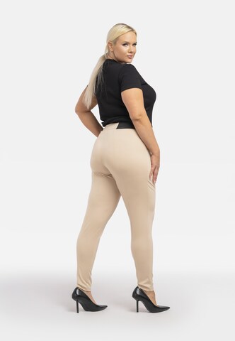 Karko Skinny Bukser ' BELLA ' i beige