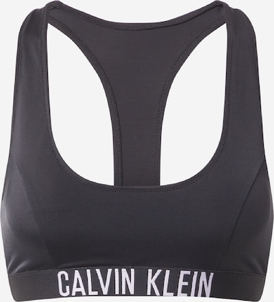 Top per bikini Calvin Klein Swimwear di colore nero / bianco, Visualizzazione prodotti