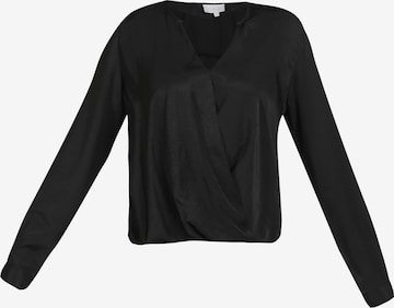 Camicia da donna di usha WHITE LABEL in nero: frontale