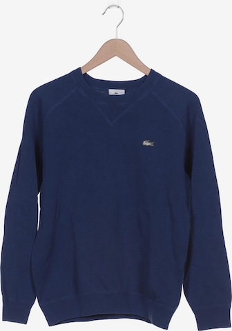 Lacoste LIVE Sweatshirt & Zip-Up Hoodie in M in Blue: front