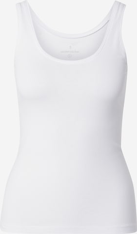 Top 'Schwarze Rose' de la SEIDENSTICKER pe alb: față