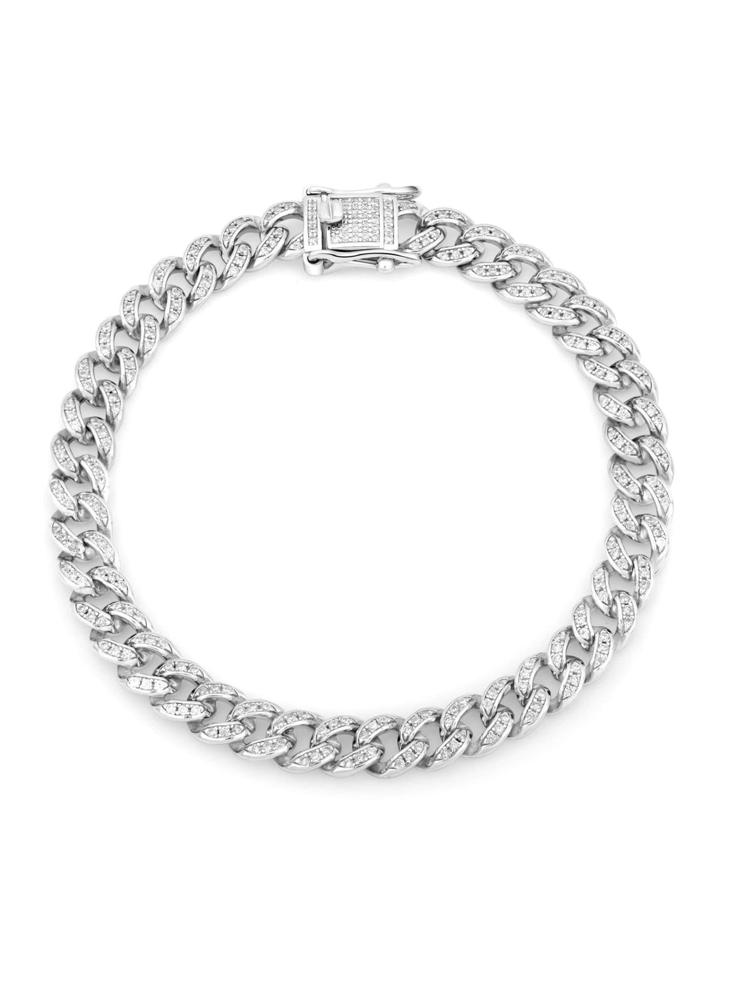 Tony Fein Bracelet 'Panzer' in Silver: front