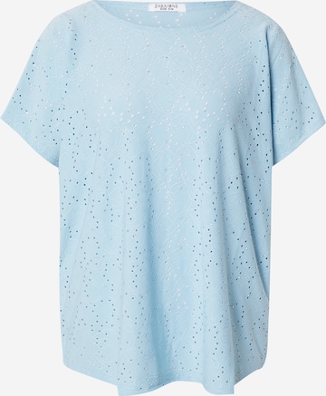 ZABAIONE Tričko 'Bi44ne' – modrá: přední strana