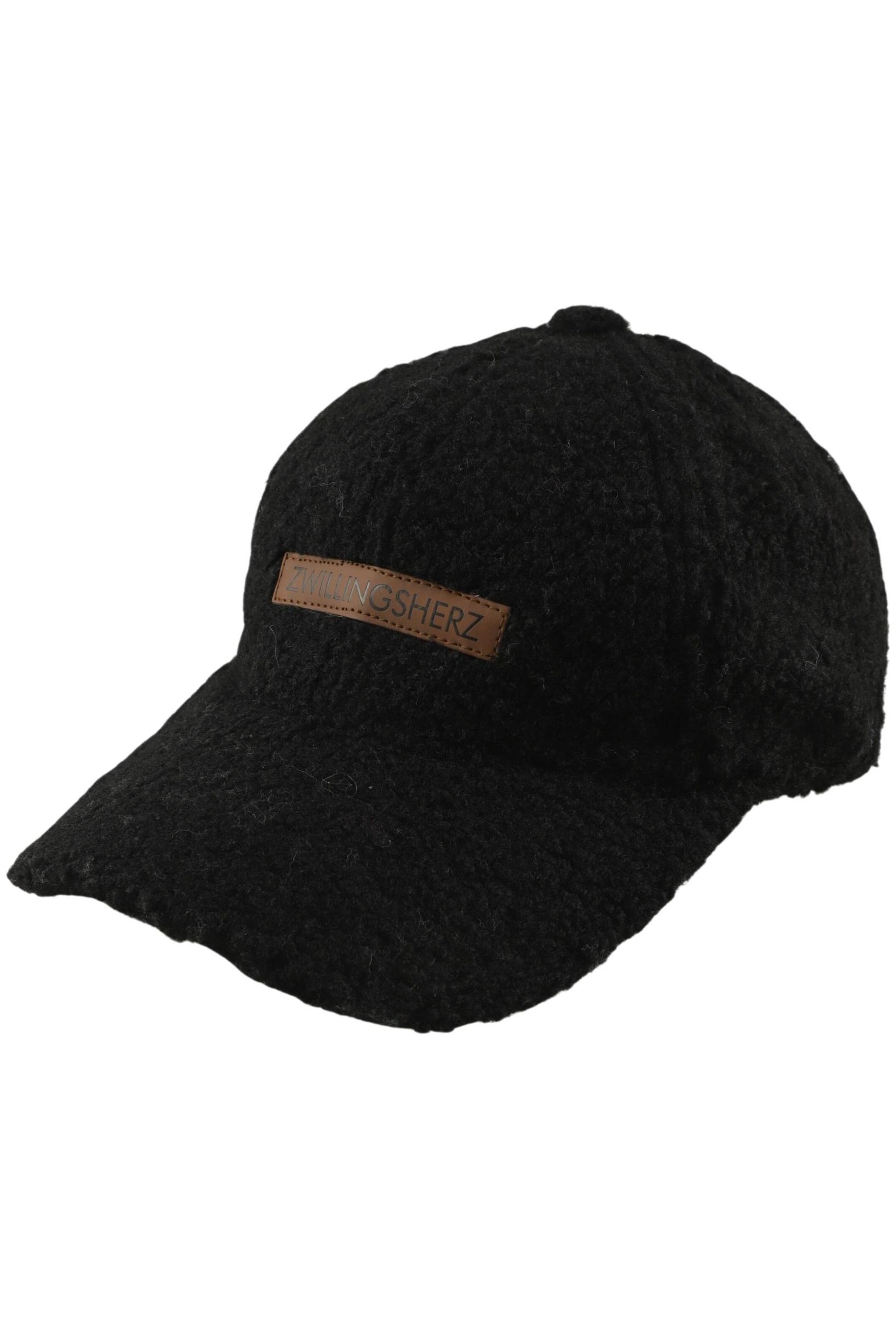 Zwillingsherz Hat & Cap in One size in Black: front