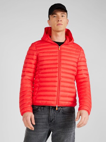 SAVE THE DUCK Between-season jacket in Red: front