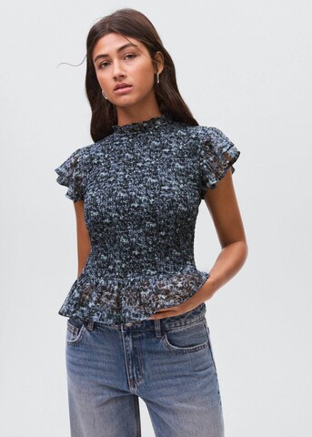 MANGO TEEN Blouse in Blue: front