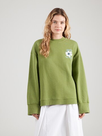 TOPSHOP Mikina 'DUMA' – zelená