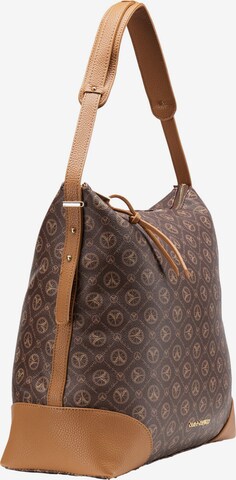 Carlo Colucci Shoulder Bag 'Cervoni' in Brown