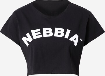 NEBBIA - Camiseta funcional en negro: frente
