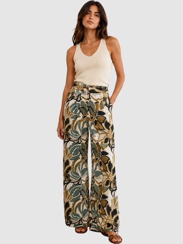 Loosefit Pantalon folklorique '15315870' ONLY en beige : devant