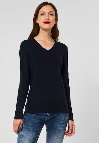 STREET ONE Sweater in Blue: front