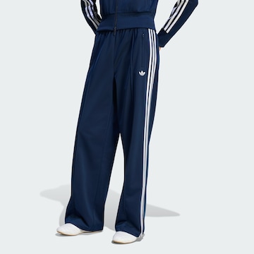 Wide Leg Pantalon 'Firebird' ADIDAS ORIGINALS en bleu : devant