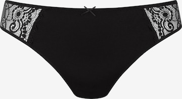 Mey String 'Amorous' in Schwarz: Vorderseite