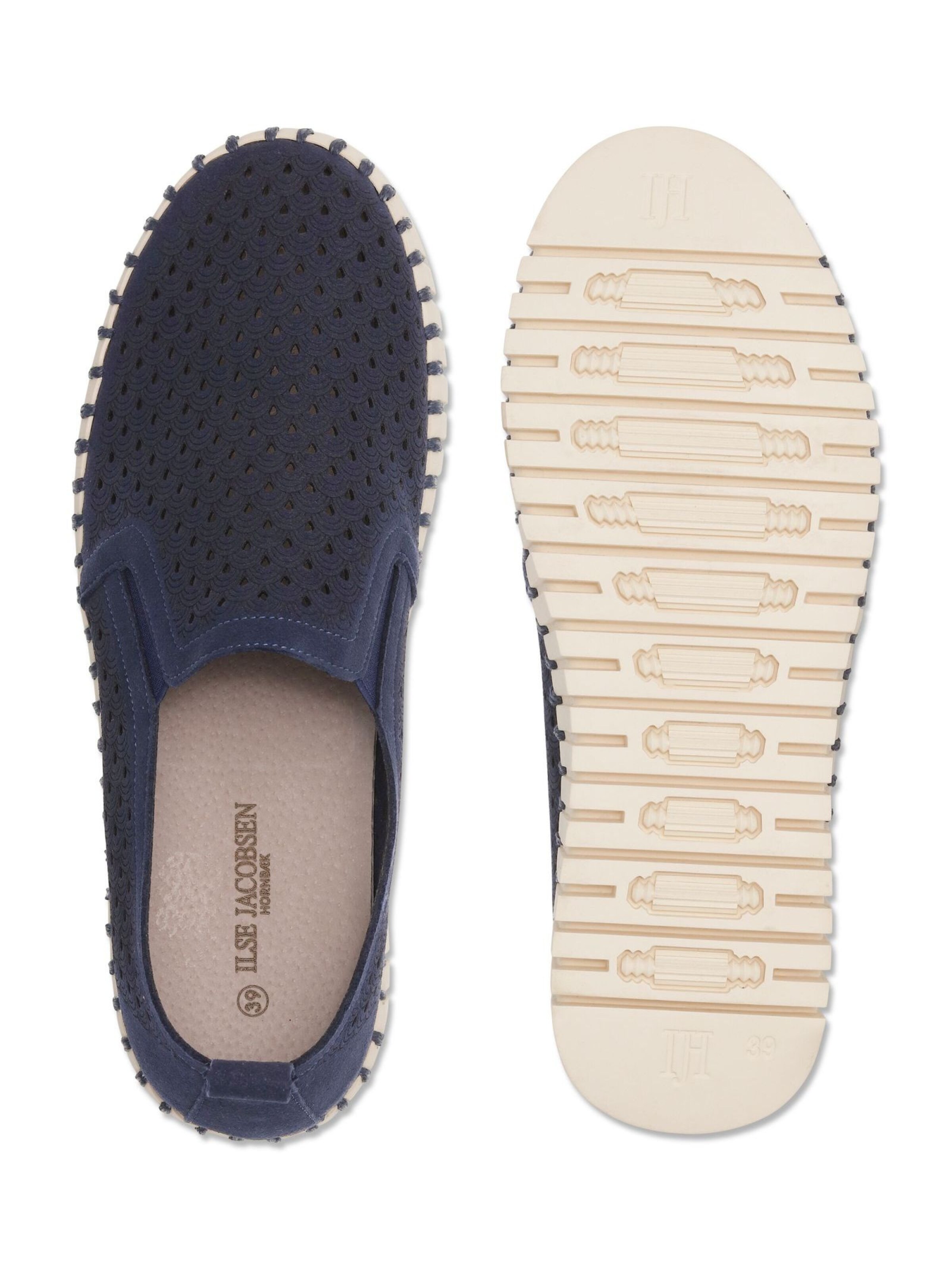 ILSE JACOBSEN Slipper 'Tulip4078' i blå