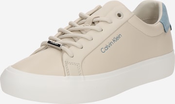 Calvin Klein Nízke tenisky - Béžová: predná strana