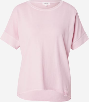 T-shirt s.Oliver en rose : devant