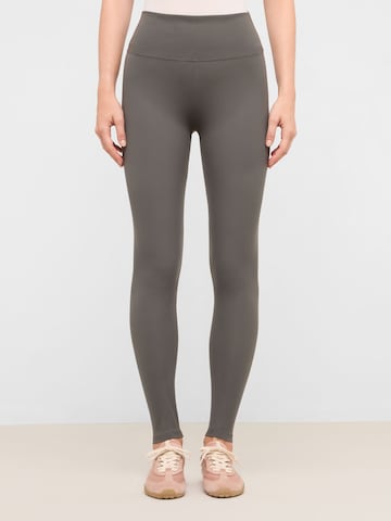 CALZEDONIA Skinny Leggings 'Sculpt Control' in Grey: front