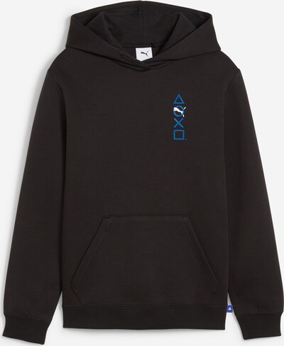 PUMA Sweatshirt 'PUMA X PLAYSTATION' in de kleur Blauw / Zwart / Wit, Productweergave