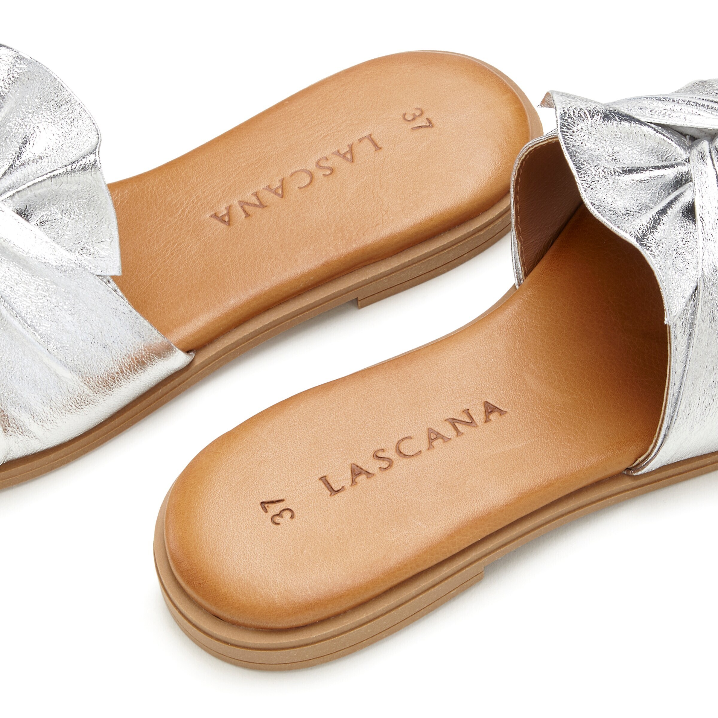 LASCANA Mules in Silver