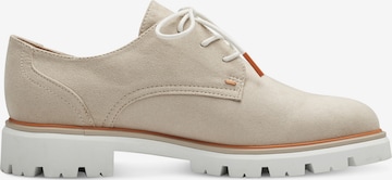 MARCO TOZZI Lace-Up Shoes in Beige