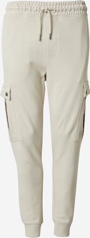 BOSS Tapered Gargohousut 'Seteam' värissä beige: etupuoli