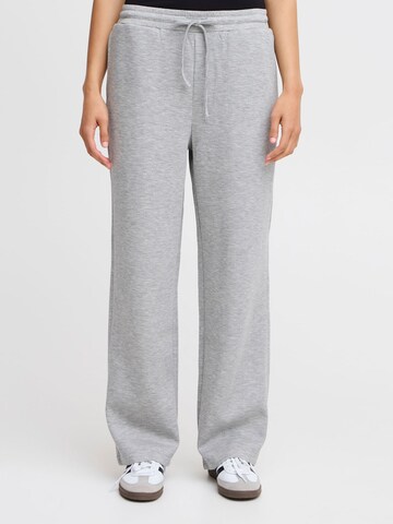 ICHI - Loosefit Calças ' SVALA  ' em cinzento: frente