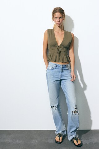 Pull&Bear Pusero värissä vihreä