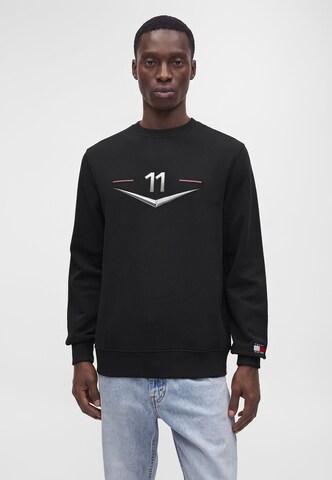 TOMMY HILFIGER Μπλούζα φούτερ 'TH X CF1' σε μαύρο