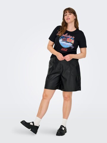 ONLY Carmakoma - Camiseta 'CARCoca' en negro