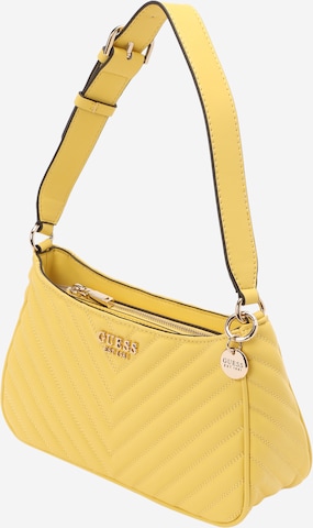 GUESS Shoulder bag in Yellow: front