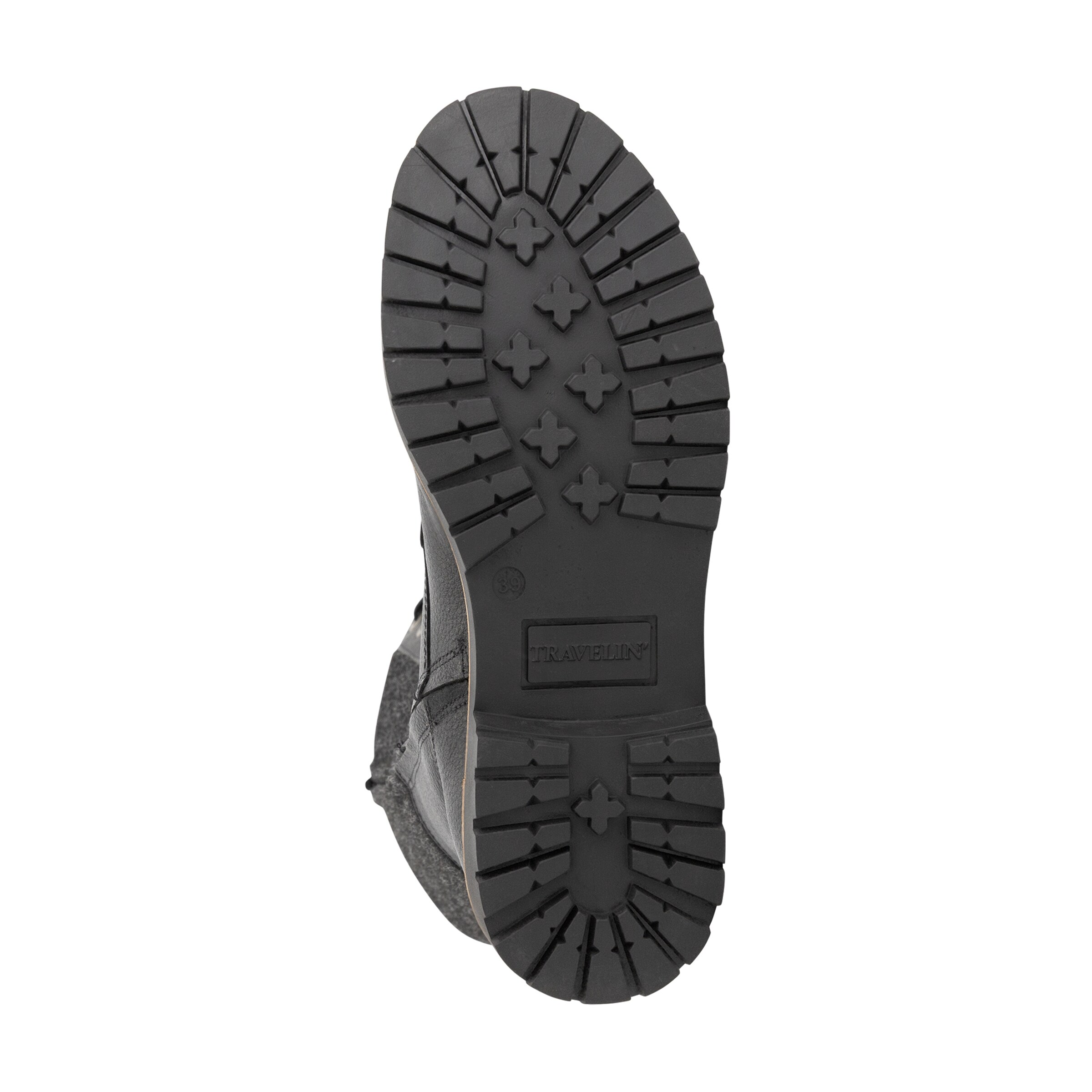 Bottes à lacets 'Struve' Travelin en noir