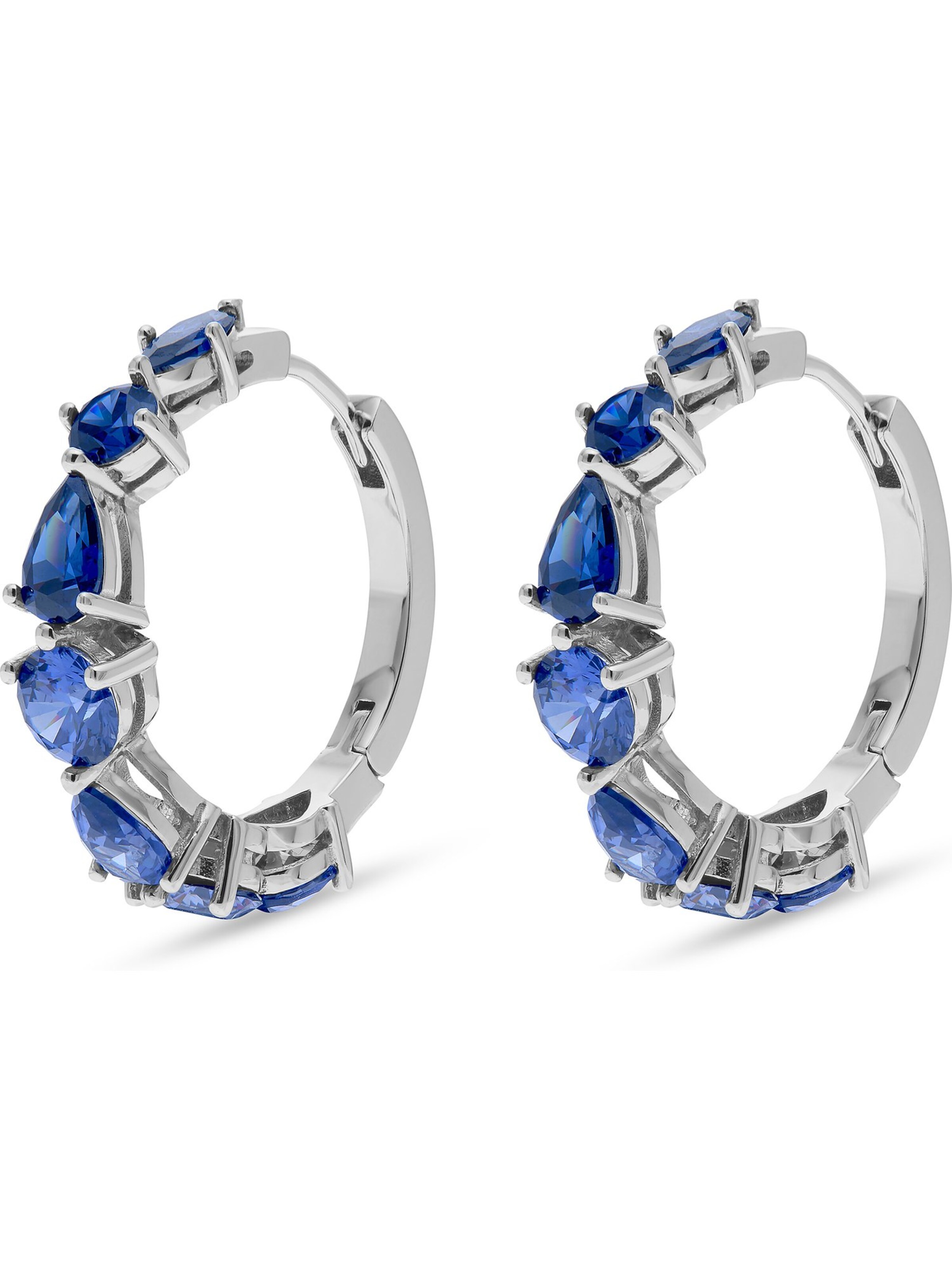 JETTE Earrings in Silver: front