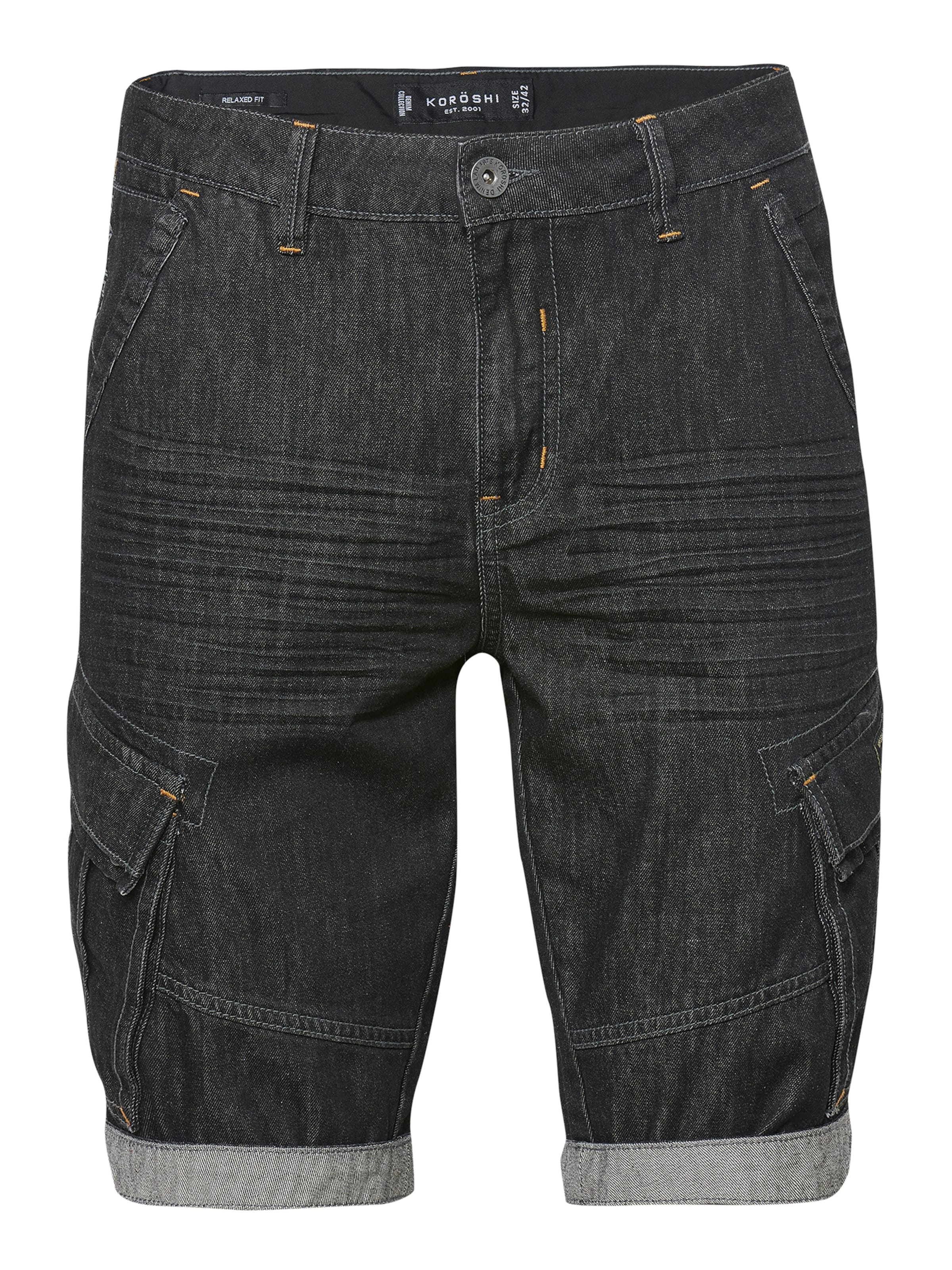 KOROSHI Regular Jeans 'Cowboy' in Black: front