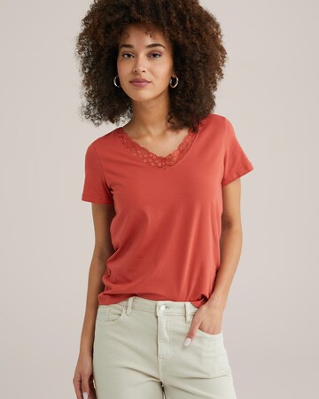 WE Fashion Skjorte i oransje: forside