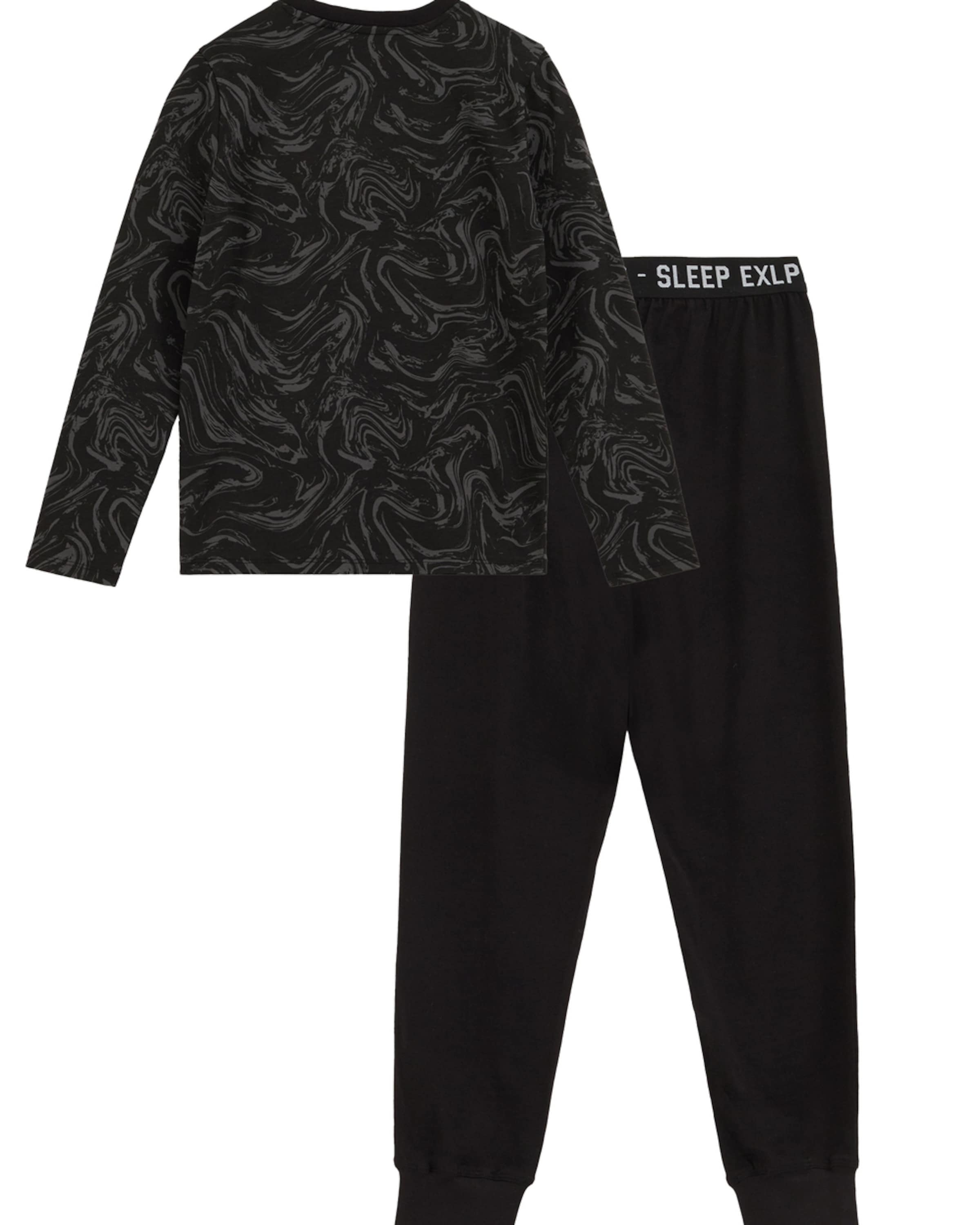 WE Fashion Schlafanzug in Schwarz