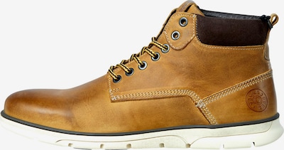 JACK & JONES Veterboots 'Tubar' in de kleur Karamel / Donkerbruin, Productweergave