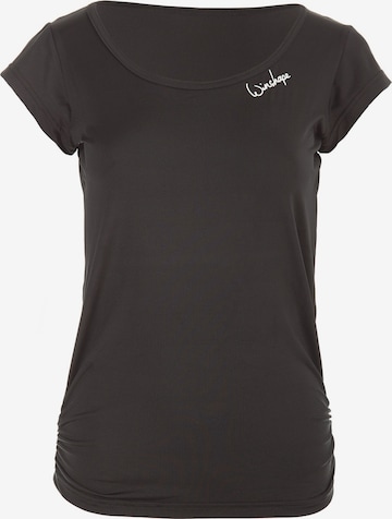 T-shirt fonctionnel 'AET106' Winshape en noir : devant