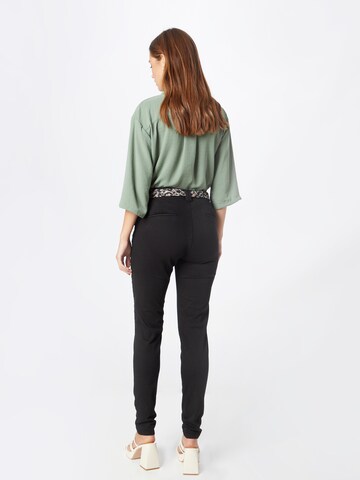 Le Temps Des Cerises Regular Chino Pants 'Dyli' in Black