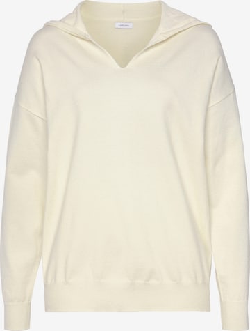 LASCANA Pullover in Beige: predná strana