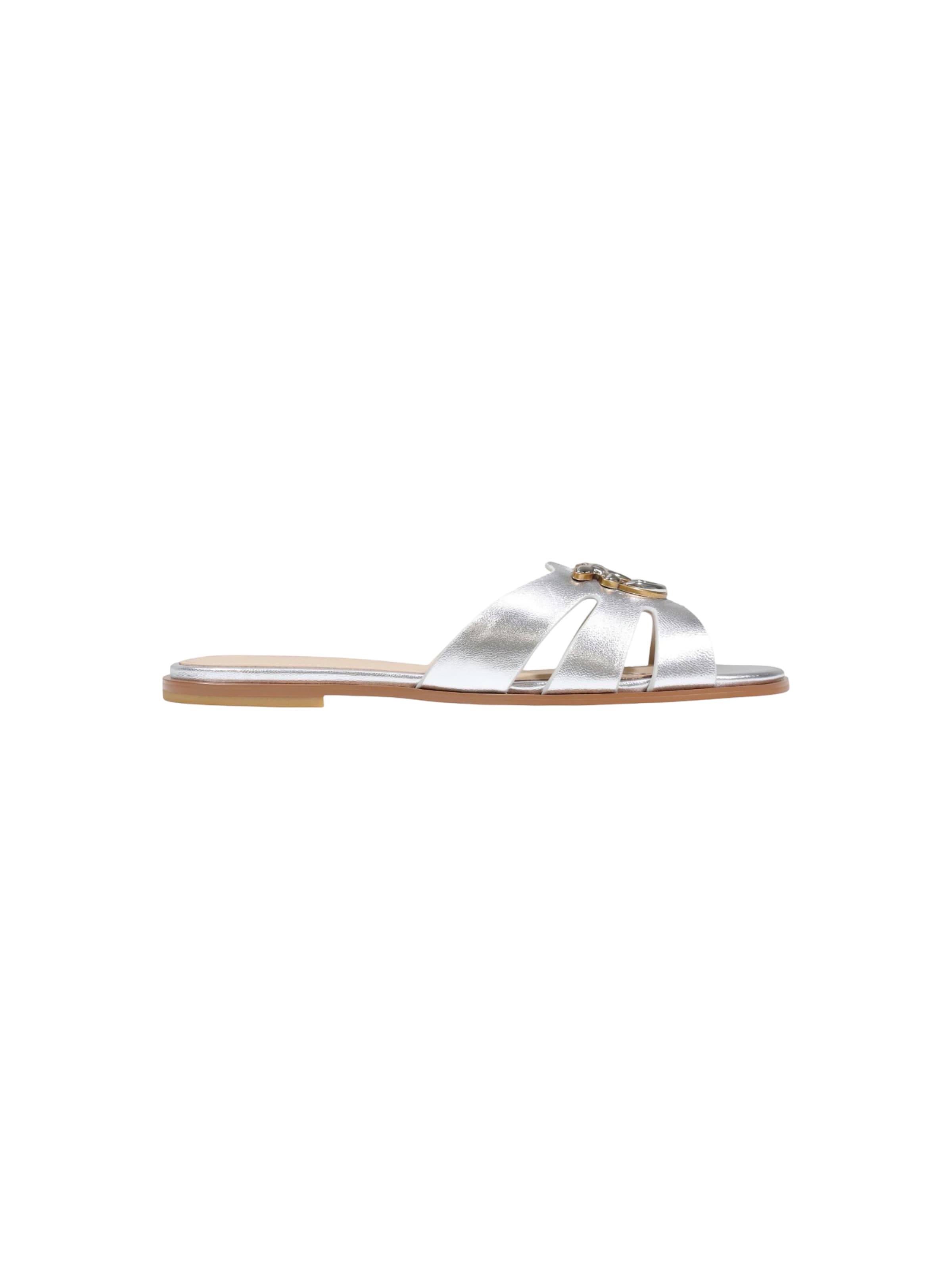 Zoccoletto 'MILLY 04 SD0463 P049' di PINKO in argento: frontale