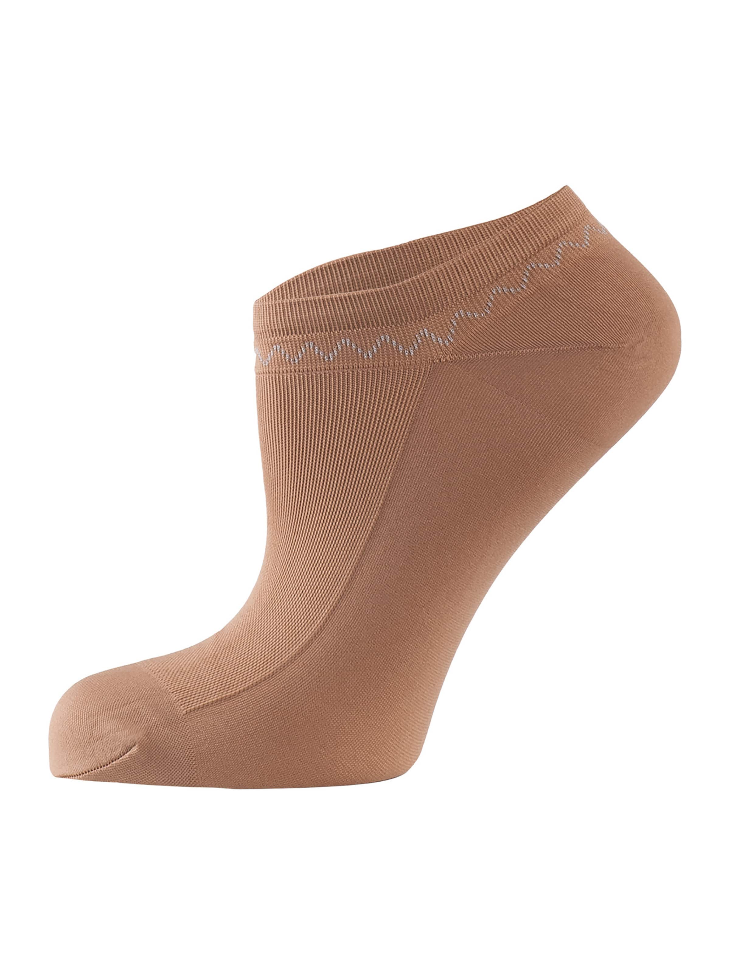 Nur Die Sokken ' Schuh ' in Bruin