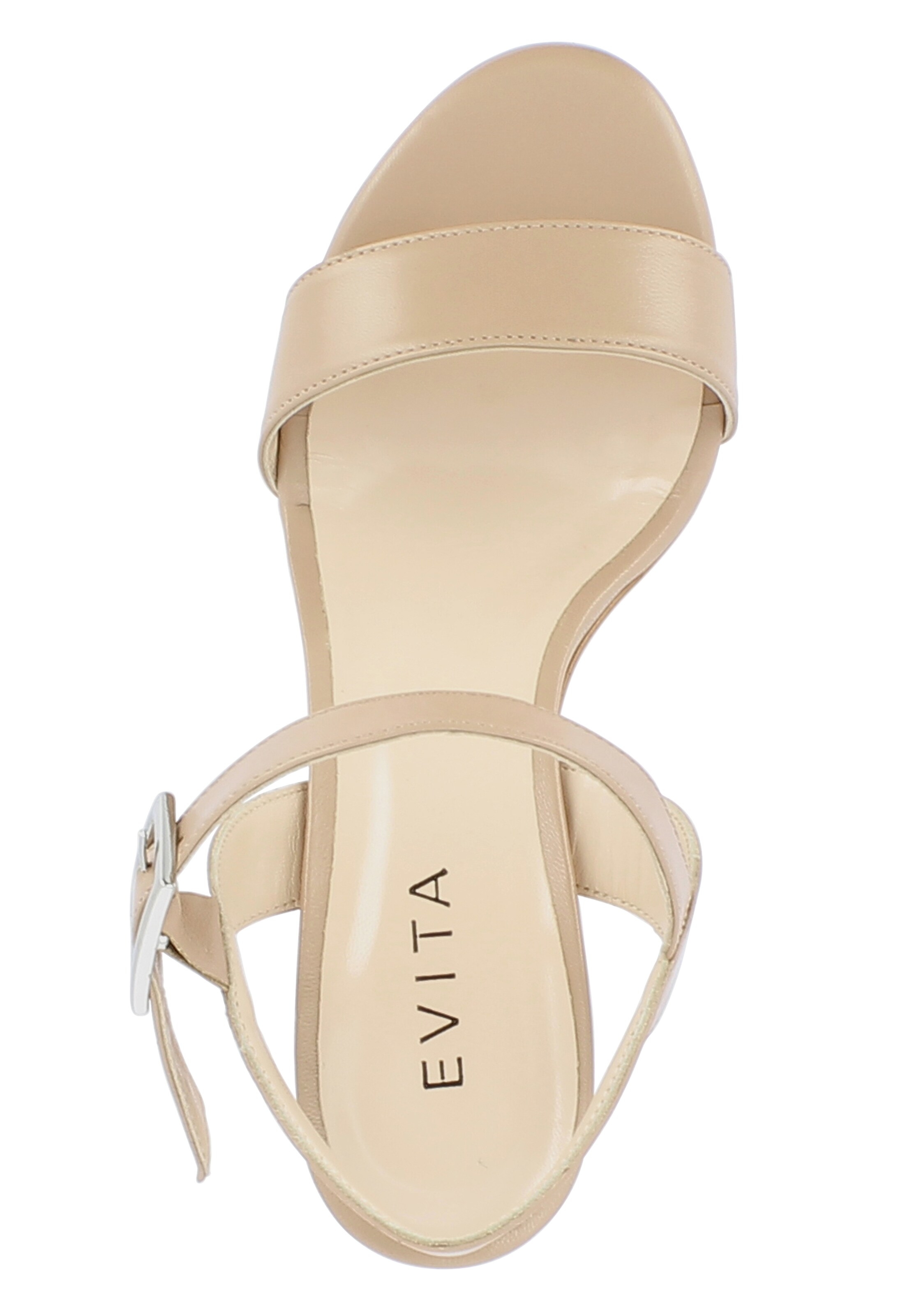 EVITA Sandalen met riem in Beige