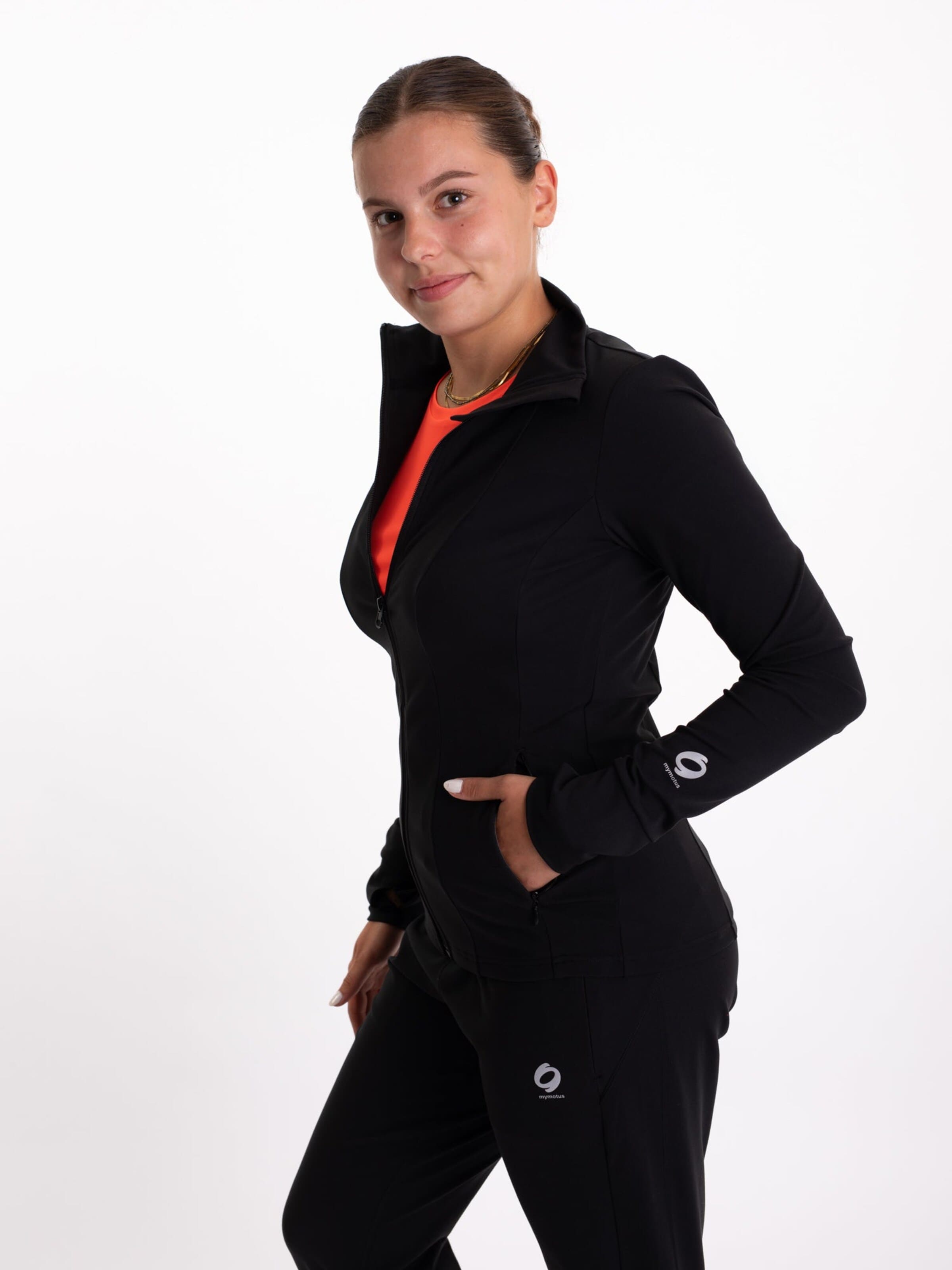 mymotus Sportovní bunda 'mymotus®, ladies comfort jacket RW41' – černá