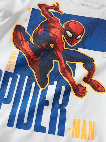 NAME IT Футболка 'NMMAJIT SPIDER' в Белый