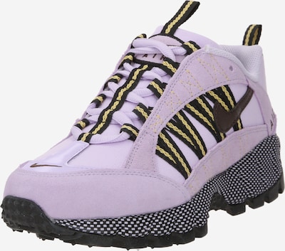 Nike Sportswear Zemie brīvā laika apavi 'AIR HUMARA', krāsa - dzeltens / lillā / melns, Preces skats